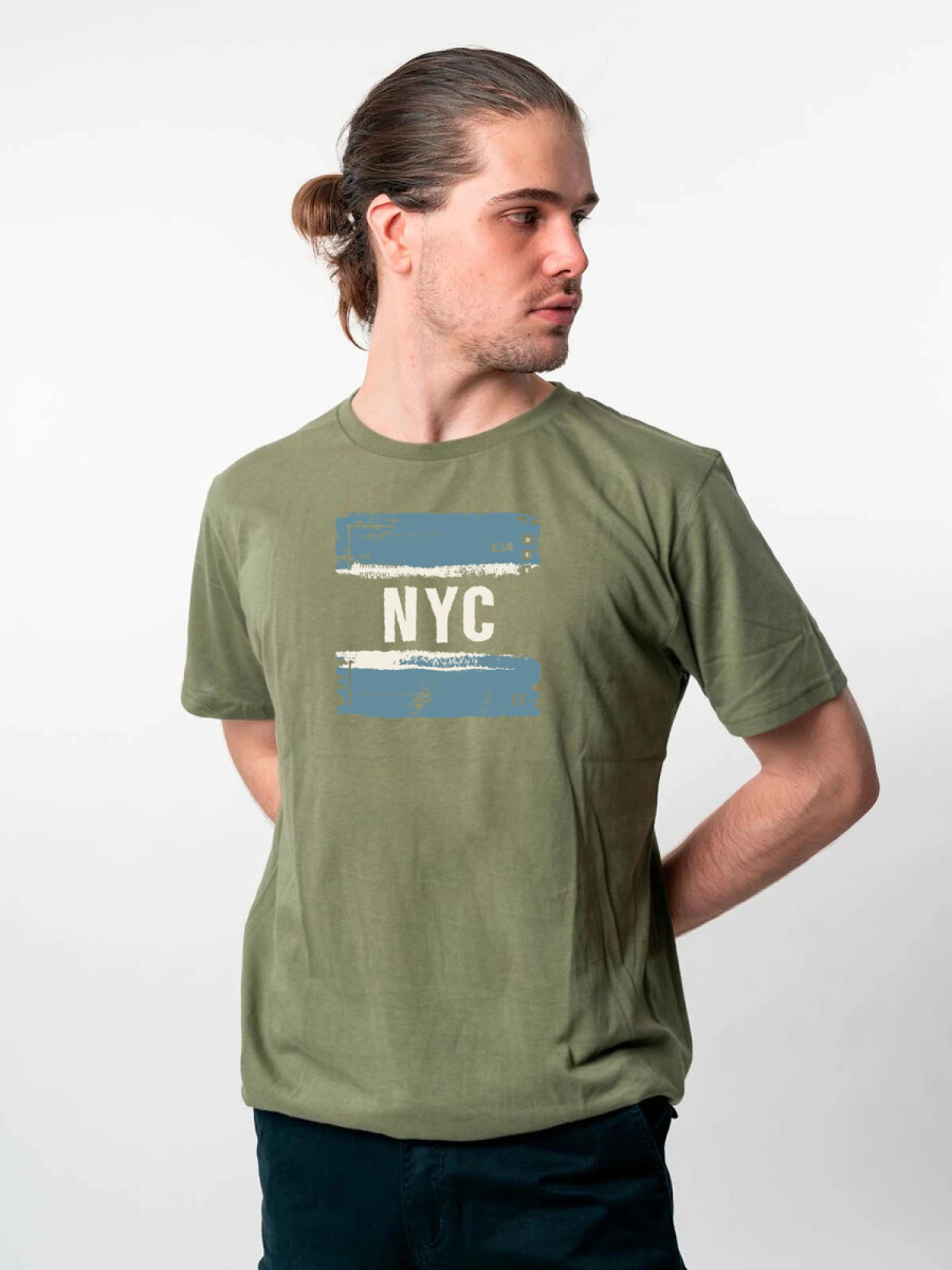 T-Shirt Print NYC - Olive 