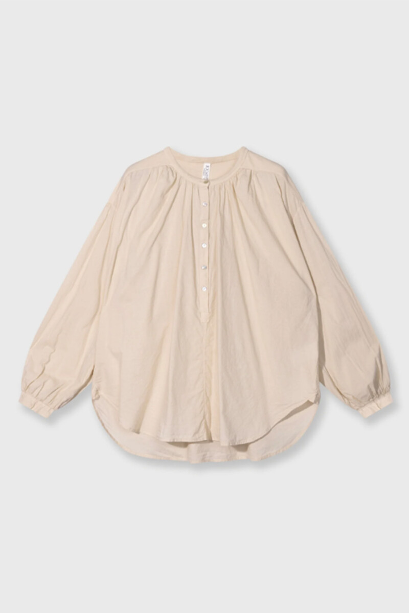 FLOWY BLOUSE Beige
