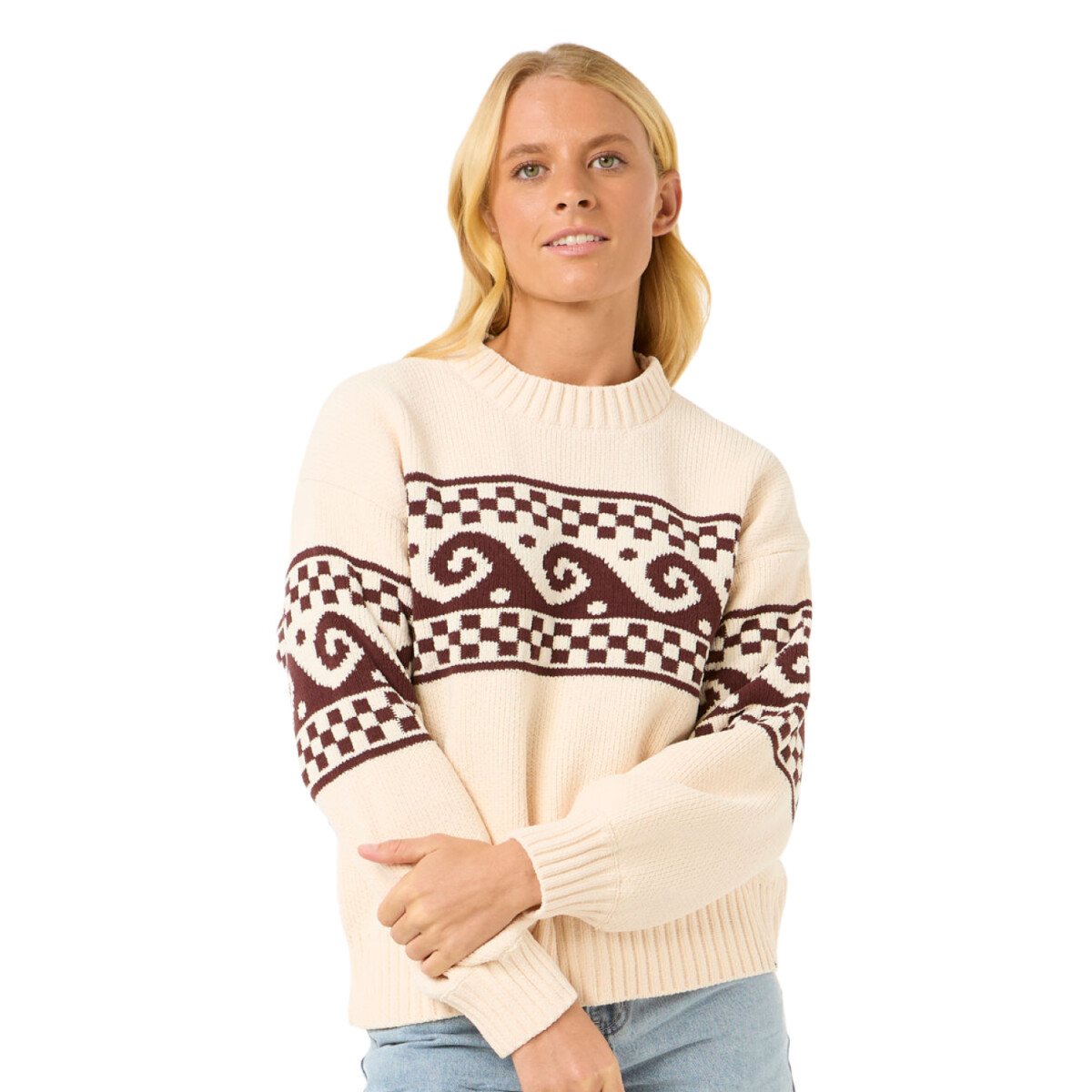 Buzo Rip Curl Soleil Knit - Beige 