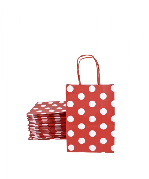 Pack x 50 - bolsas fantasia 14x08x20 LUNARES BLANCOS. LUNARES BLANCOS.