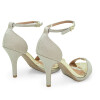 Zapatos Taco Alto Vizzano Gliter de Mujer -6210.655-26594 Dorado