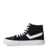 Botas de Mujer PONY Casual Lona Negro - Blanco