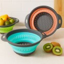 COLADOR ESCURRIDOR DE PASTA PLEGABLE SILICONA COLADOR ESCURRIDOR DE PASTA PLEGABLE SILICONA