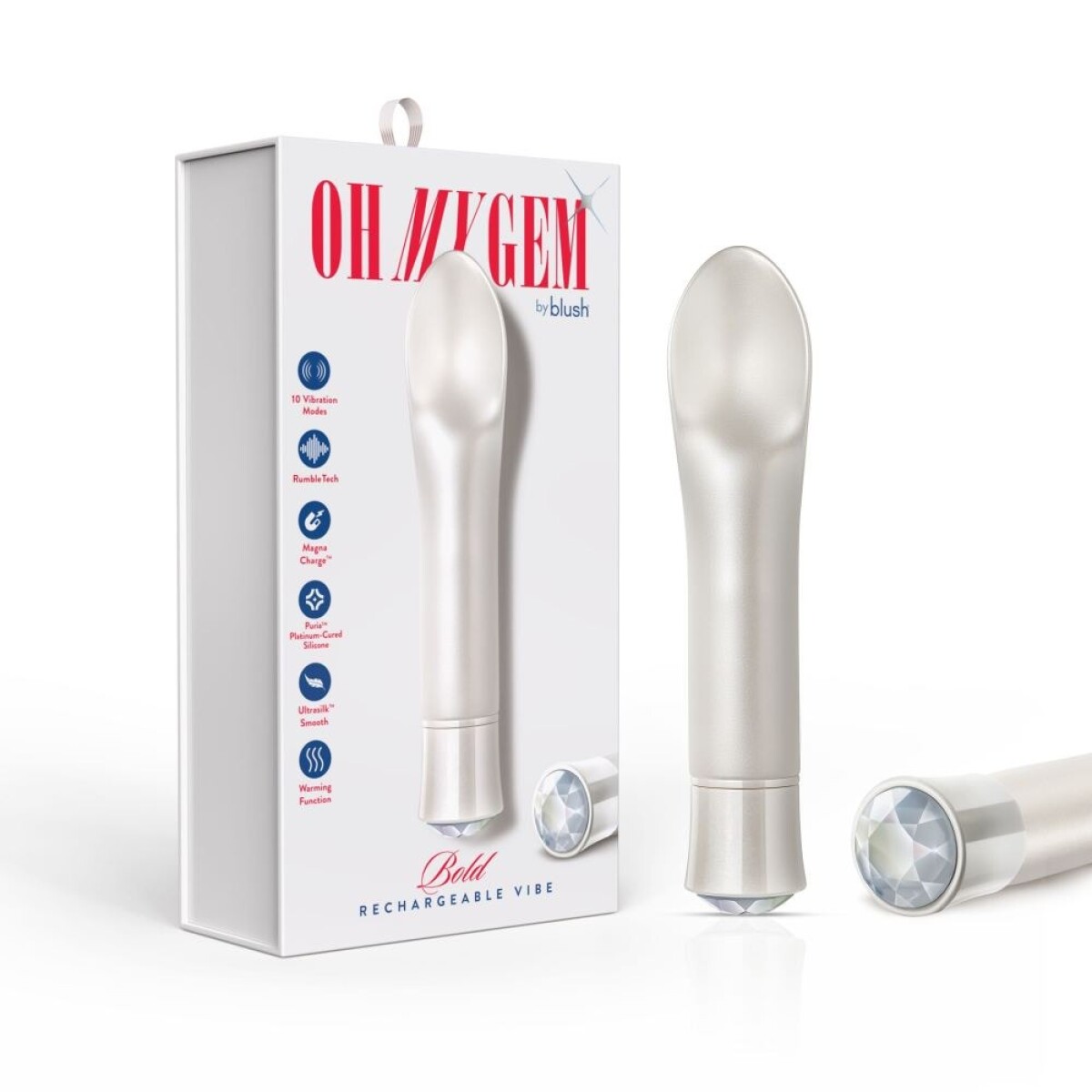 Vibrador Clítoris Oh My Gem Bold Blush 