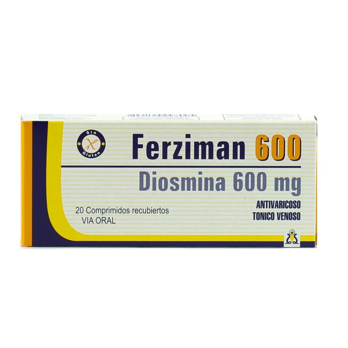 FERZIMAN 600 MG. CJ X 20 COMPRIMIDOS única