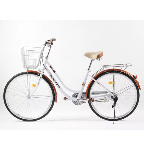 Bicicleta urbana Estilo Paseo - Rodado 26 BLANCO