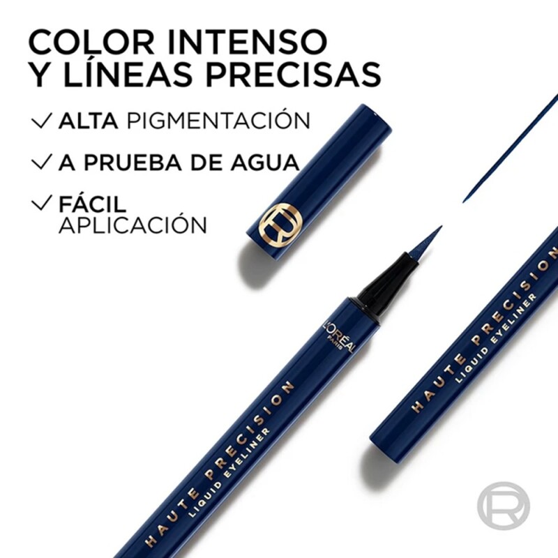 Delineador De Ojos Líquido L'oreal Haute Precision Blue Delineador De Ojos Líquido L'oreal Haute Precision Blue