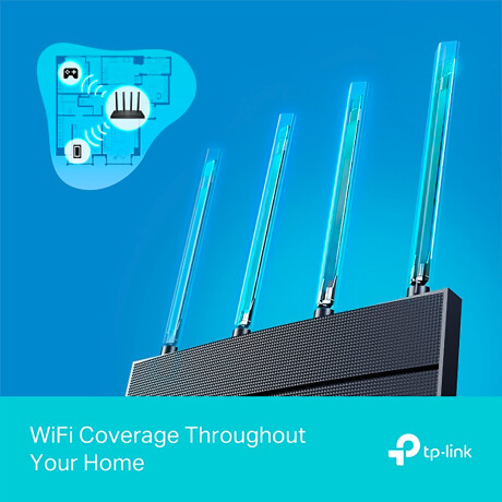 Tp-link - Archer AX12. Router Dual Band. Wifi Inteligente AX1500. Redes Invitados. Mu-mimo X3. Color 001