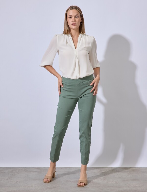 Pantalon Recto Modelador OLIVA