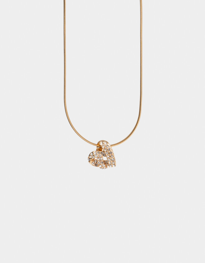 Cadena Corta con Dije Bañada en Oro Cadena Corta Con Dije Bañada En Oro - Dorado