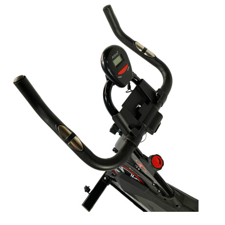 Bicicleta Spinning K Sports JC-102 20KG Universo Binario NEGRO-ROJO
