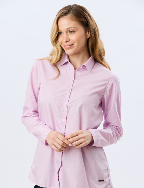 CAMISA RAYADA Rosa