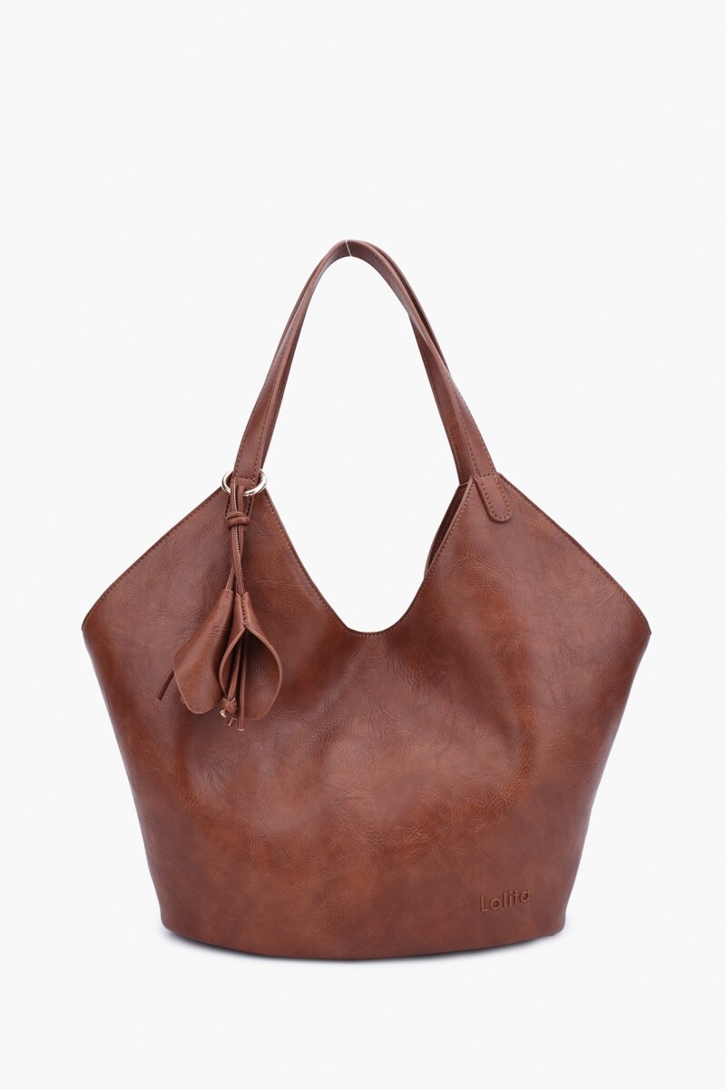 Cartera tote hobo - tostado 