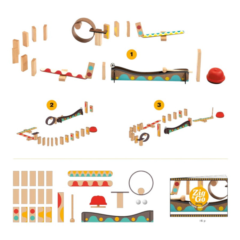 Juego de Mesa Zig & Go 28 Pzs Djeco Juego de Mesa Zig & Go 28 Pzs Djeco