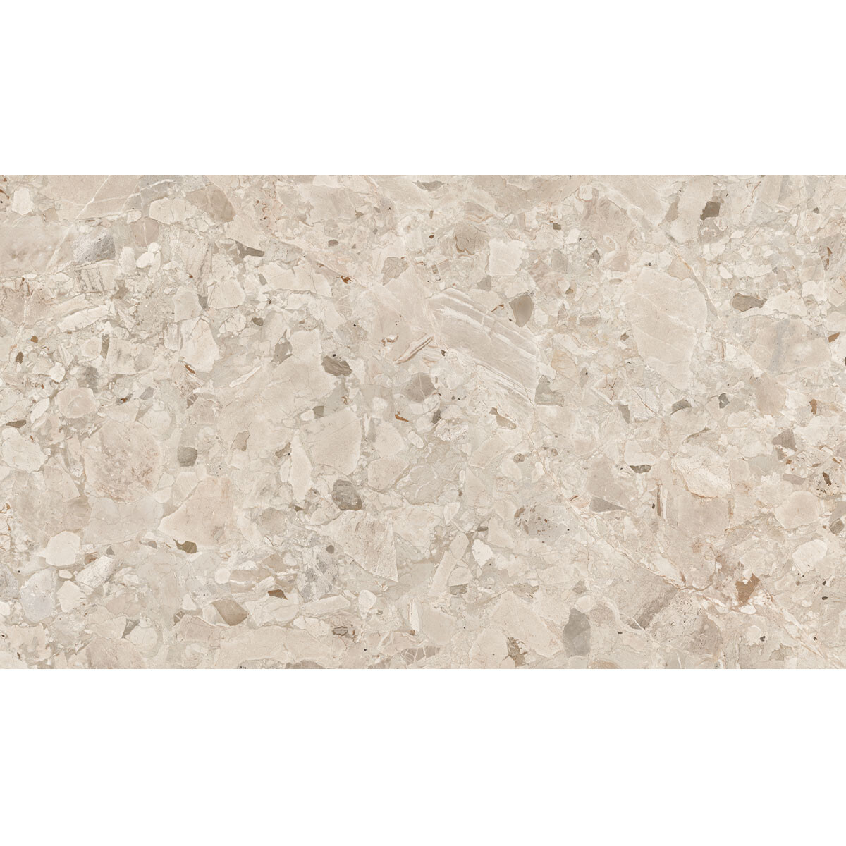 Porcelanato 80X160 Beige Claro Terrazzo Satinado Mate 