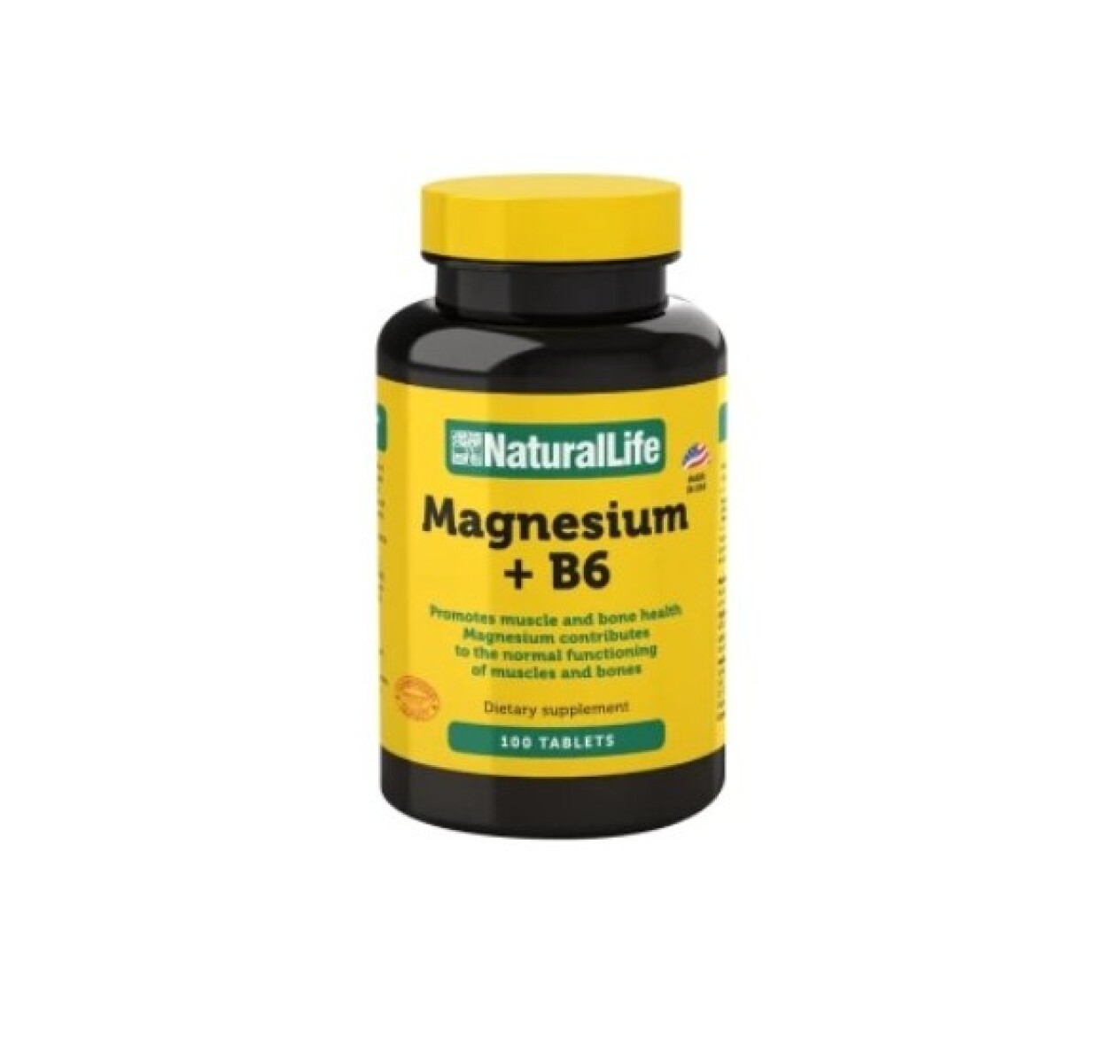 Natural Life Magnesium + B6 100caps 