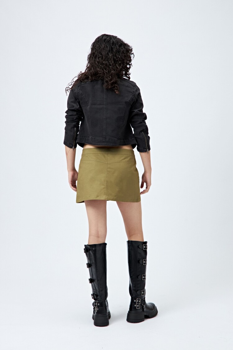 FALDA SOLEI Verde Militar