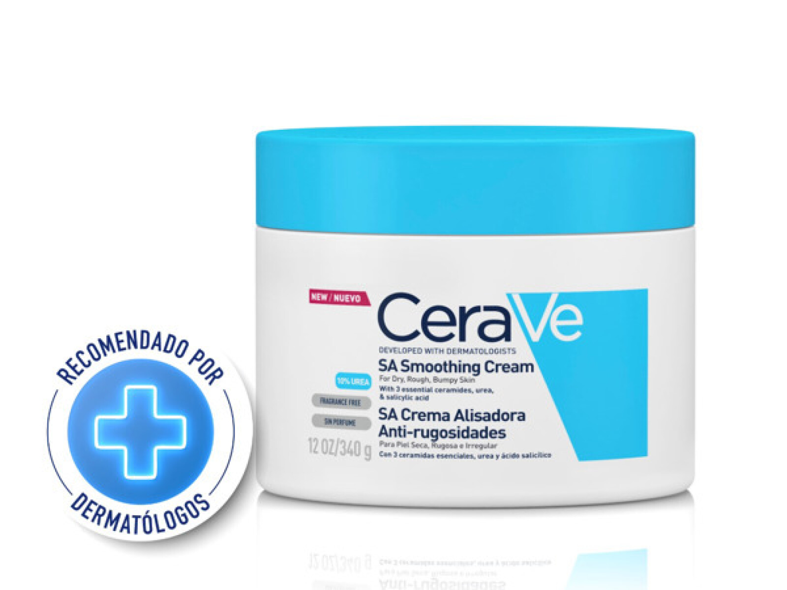 CeraVe Crema Alisadora Anti-Rugosidades 355ml – Hidratación y Suavidad de la Piel