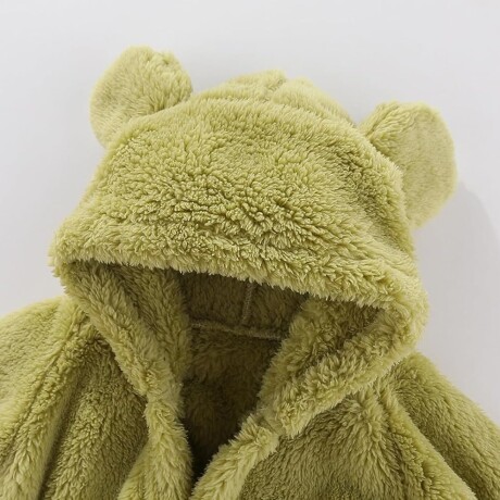 Body Oso Para Bebé Talle 3 Meses Polar Verde