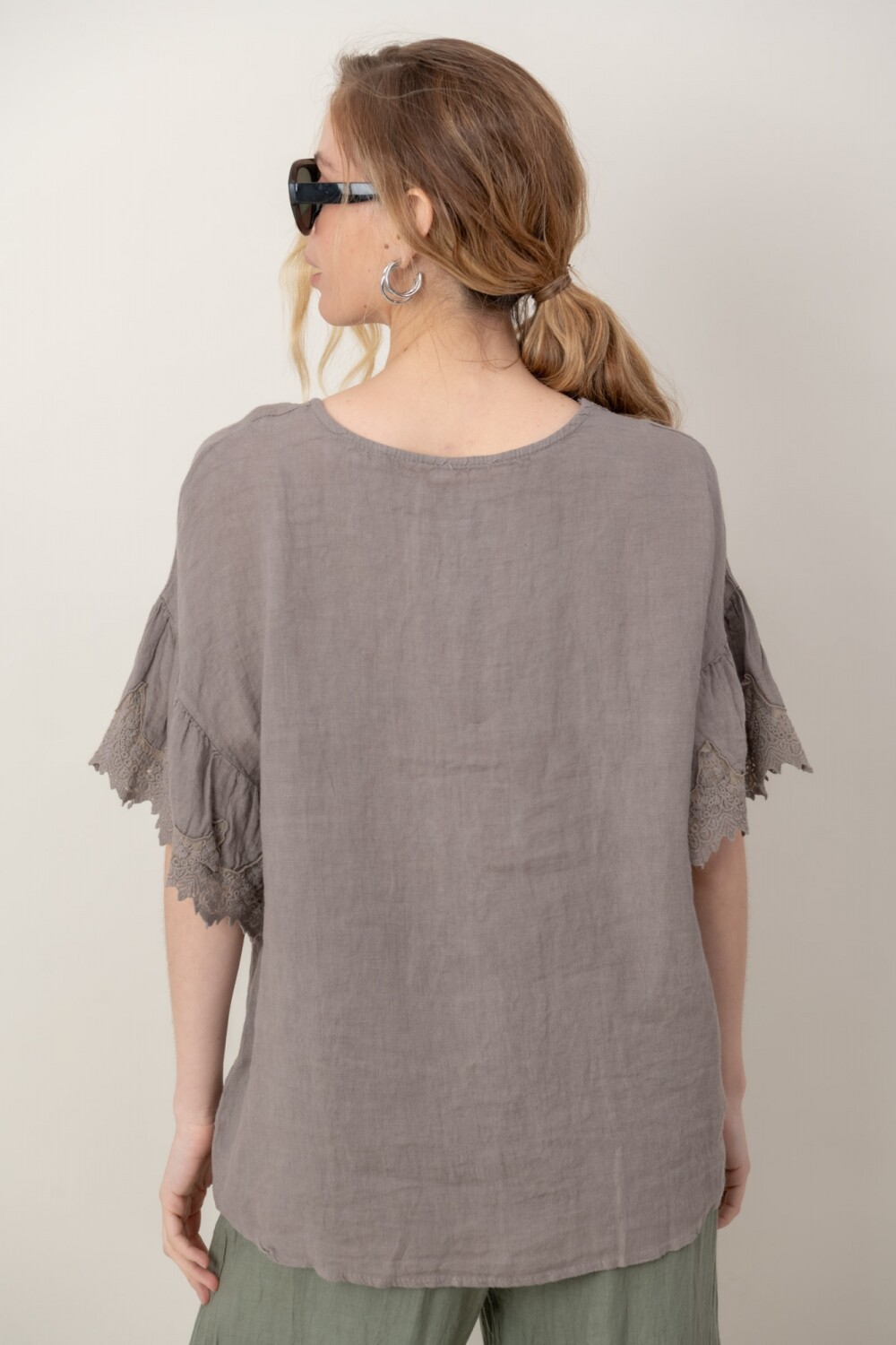 BLUSA CHANTAL Visón