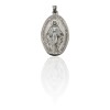 Dije Virgen Milagrosa-Plata 925-Sin piedra-CP3081 Sinpiedra