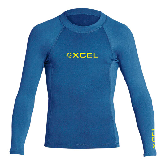 LYCRA YOUTH PREMIUM STRETCH PERFORMANCE FIT UV - Celeste LYCRA YOUTH PREMIUM STRETCH PERFORMANCE FIT UV - Celeste