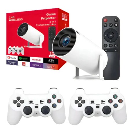 Proyector Ultra HD 2.4G 600P con joysticks V01