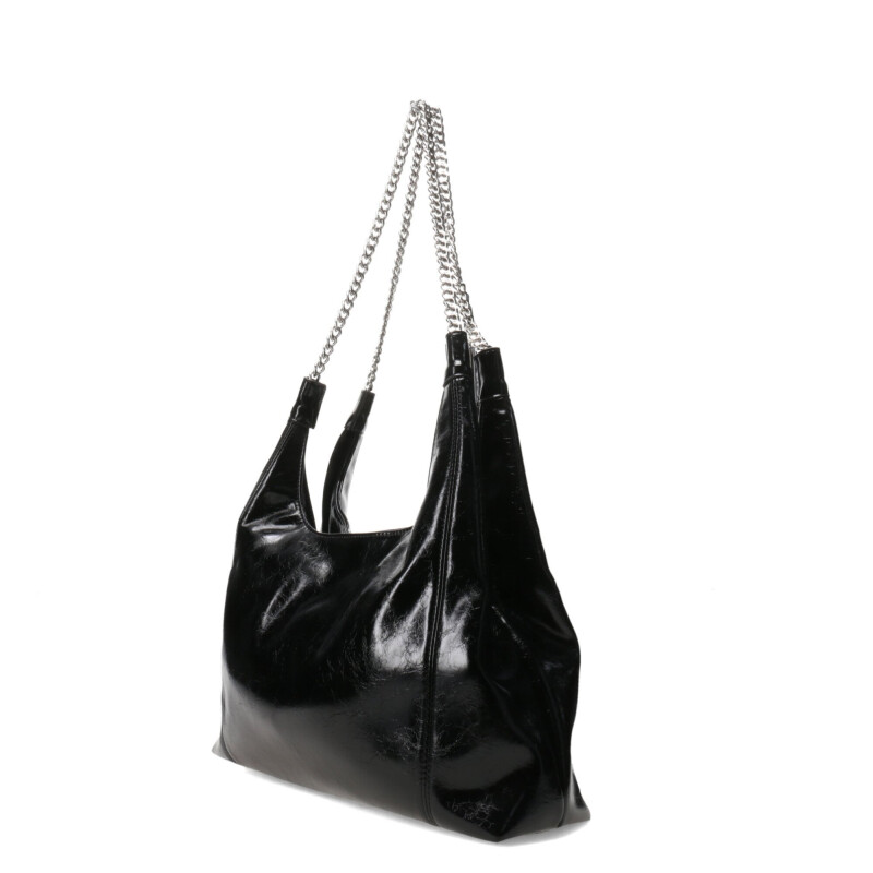 Cartera Miss Carol Riko Con Cadenas Negro