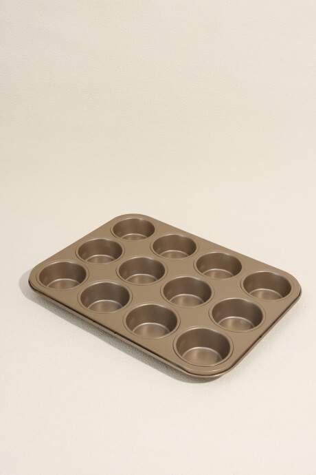 Horno Asadera Muffins 12 Moldes 8 Color Unico