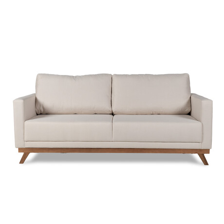 Sofá Lion - Tela Rústica - 3 cuerpos 2195 (Beige)