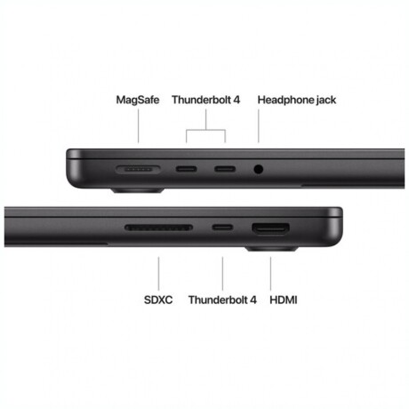 APPLE MACBOOK PRO 14' M4 /16GB/512GB APPLE Macbook Pro MW2U3LL/A 14' 512GB / 16GB RAM Chip M4 - Space Black