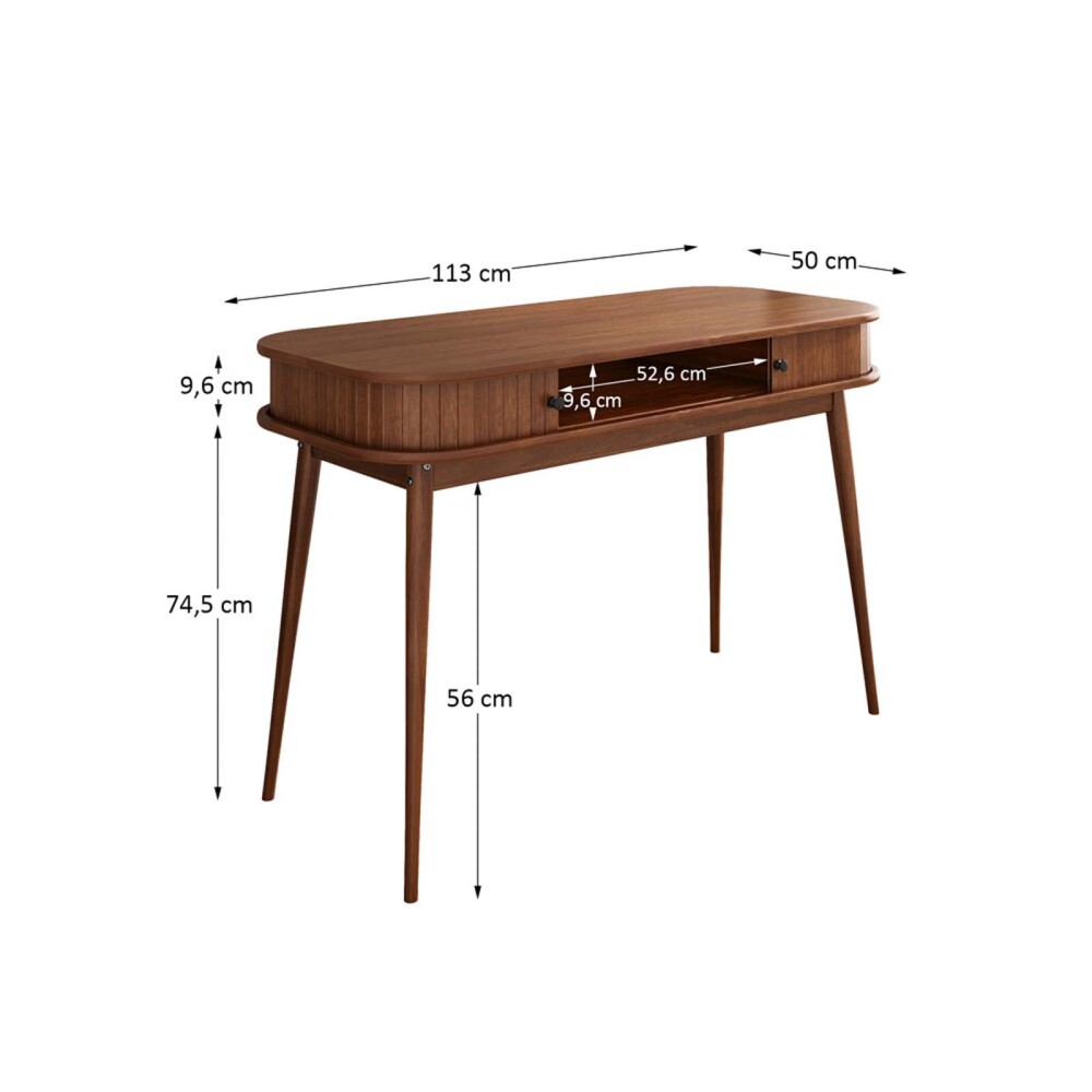 ESCRITORIO MDF-Y-MADERA MARRON MEGARA