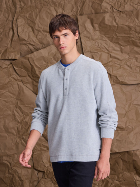 FLEECE CAMPANERO GRIS MULTIC. MEL.