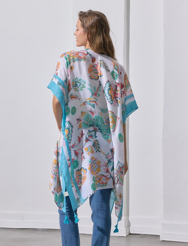 Kimono Print BLANCO/MULTI