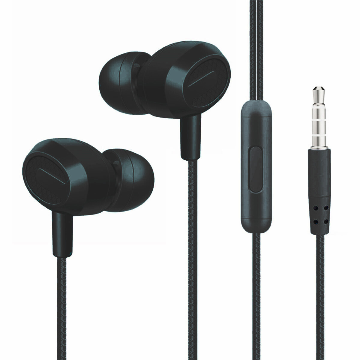 AURICULARES CON CABLE IN EAR L-204 EXTRA BASS NEGRO 