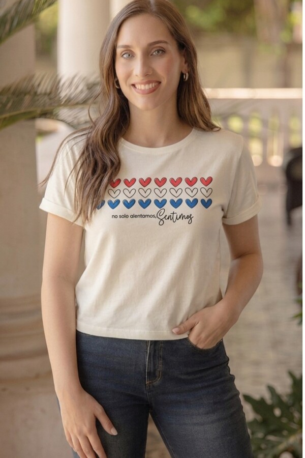 Remera PARAGUAY. Natural.