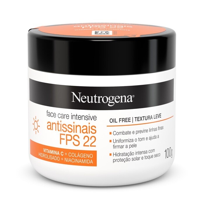 NEUTROGENA ANTISSINAIS FPS22 CR. FACIAL única