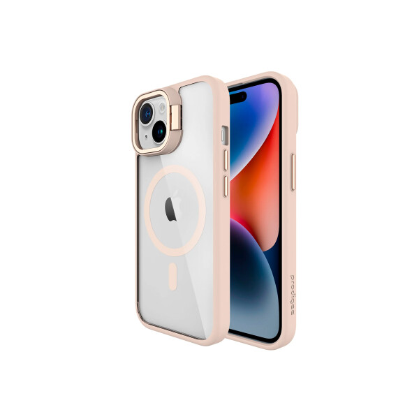 Protector Prodigee KickIt iPhone 15 bordes color rosa Protector Prodigee Kickit Iphone 15 Bordes Color Rosa