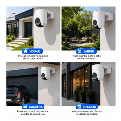 Cámara De Seguridad EZVIZ HB8C 4MP 2K Con Visión Nocturna Y Detección Inteligente Cámara De Seguridad EZVIZ HB8C 4MP 2K Con Visión Nocturna Y Detección Inteligente