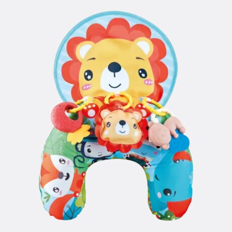 Almohadón Musical Bebé Interactivo Estimulación Apoyo 0-12m León