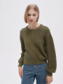 Sweater Ritmo Verde Oliva