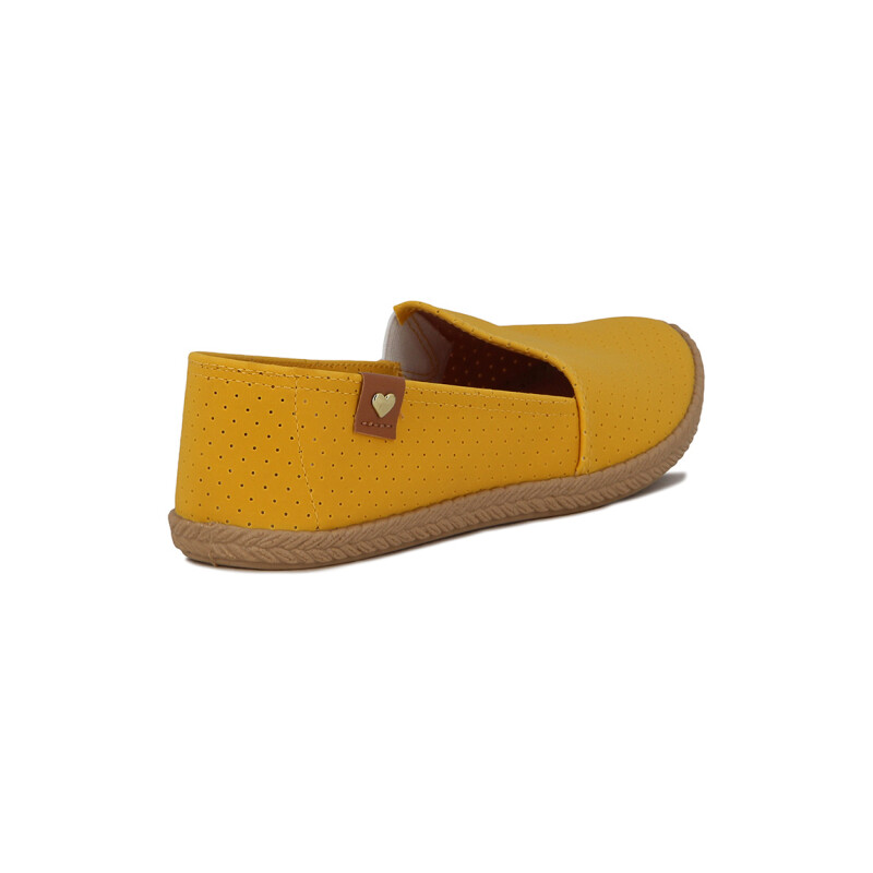 Moleca Zapatilla Casual Calada Amarillo