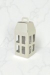 Caja linterna 18x18x39,5 cm. - PELLE BIANCO Caja linterna 18x18x39,5 cm. - PELLE BIANCO