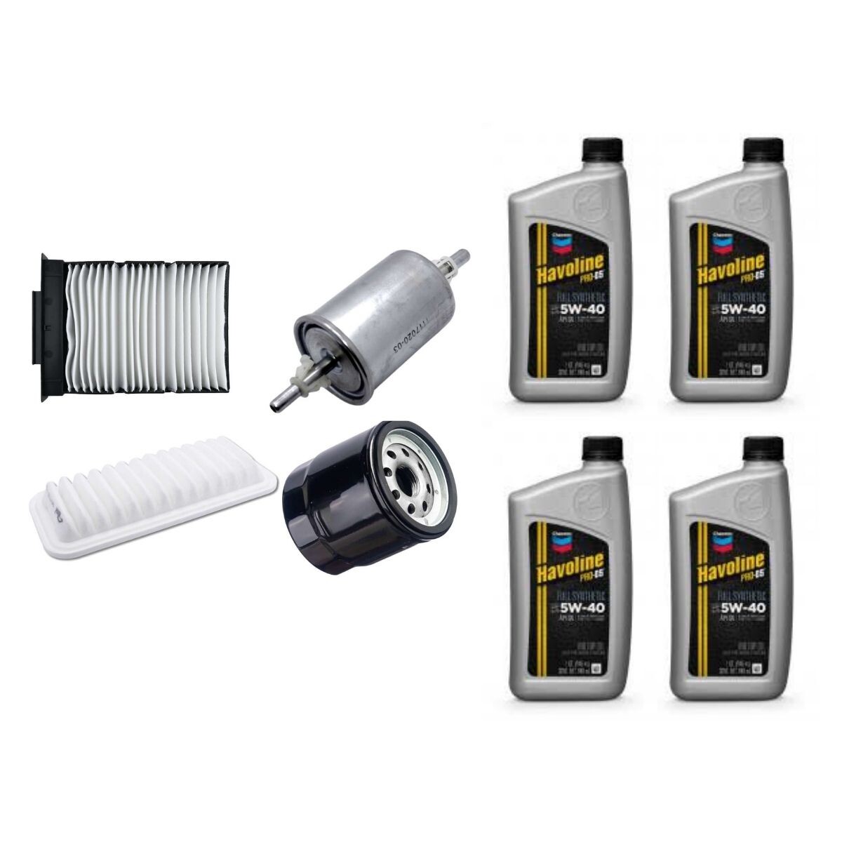 KIT DE FILTROS Y ACEITE 5W40 TEXACO 