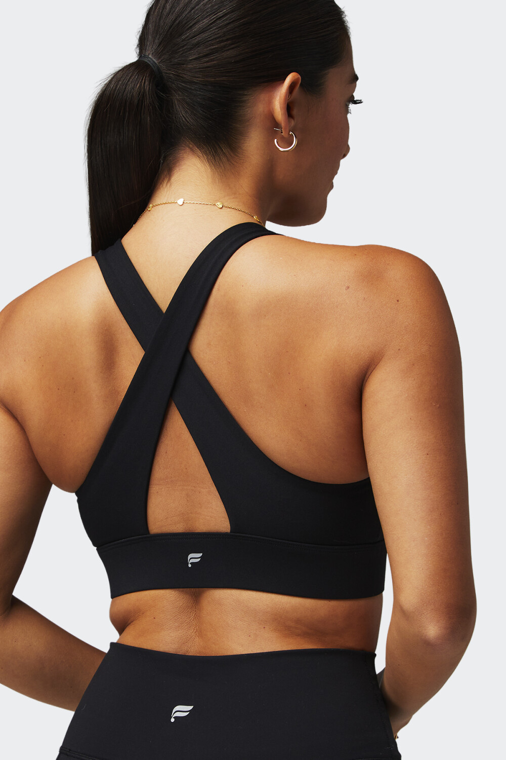 Bra Fabletics Deportivo Oasis Twist Medium Impact Negro