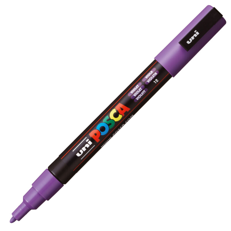 MARCADOR UNI POSCA 1.3 MM VIOLETA N/A