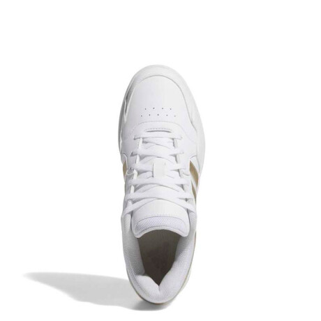 Championes de Mujer Adidas Hoops 3.0 Bold Blanco - Dorado
