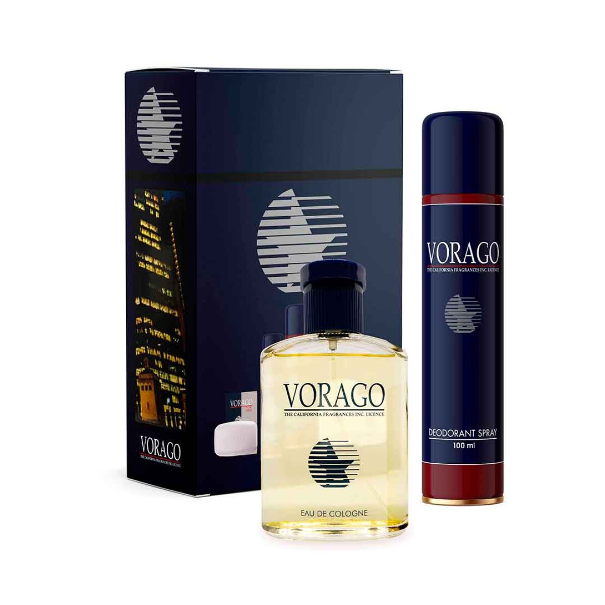 Set Vorago Perfume 100ml + Desodorante Spray 100ml - 001 