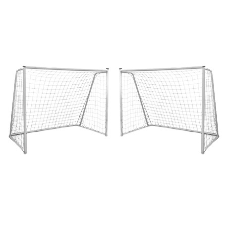 Arco de Fútbol con Red 120cm X 80cm - Juego de 2 UDS BLANCO