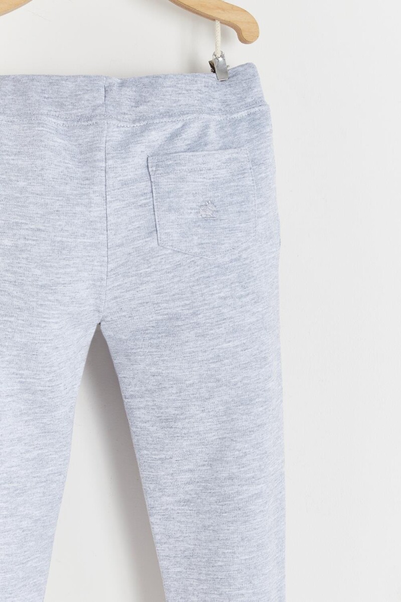 SWEATPANT PIMA COLORS Gris Melange